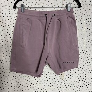 YoungLA Men's Lavender Athletic Shorts